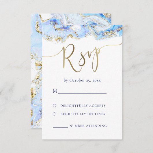 mariage RSVP (Devant / Derrière)