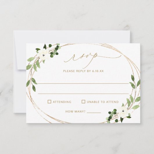 Mariage RSVP avec choix de repas et chanson préfér (Devant)