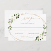 Mariage RSVP avec choix de repas et chanson préfér (Devant / Derrière)