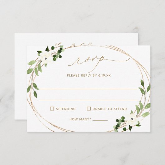 Mariage RSVP avec choix de repas et chanson préfér (Devant / Derrière)