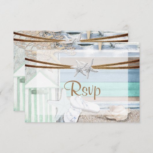 Mariage RSVP Beachfront (Devant / Derrière)
