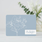 Mariage RSVP (Bleu Diamant) (Debout devant)