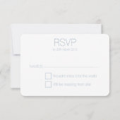 Mariage RSVP (Bleu Diamant) (Dos)