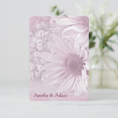 mariage RSVP blush daisy bouquet (Debout devant)