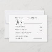 Mariage RSVP Botanique Moderne en Terracotta (Dos)