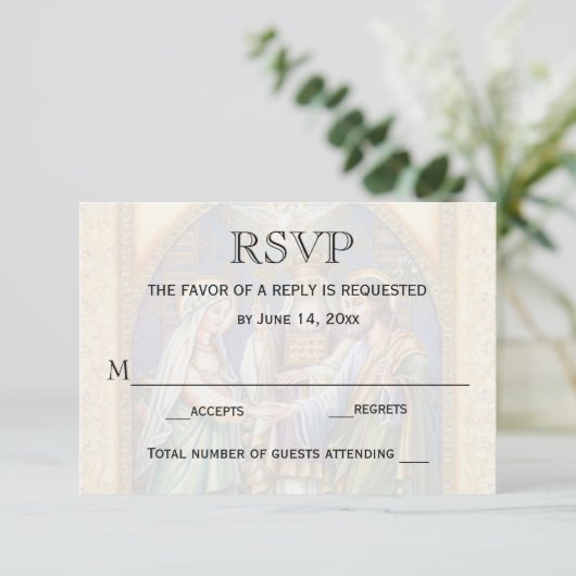 Mariage RSVP catholique (Debout devant)