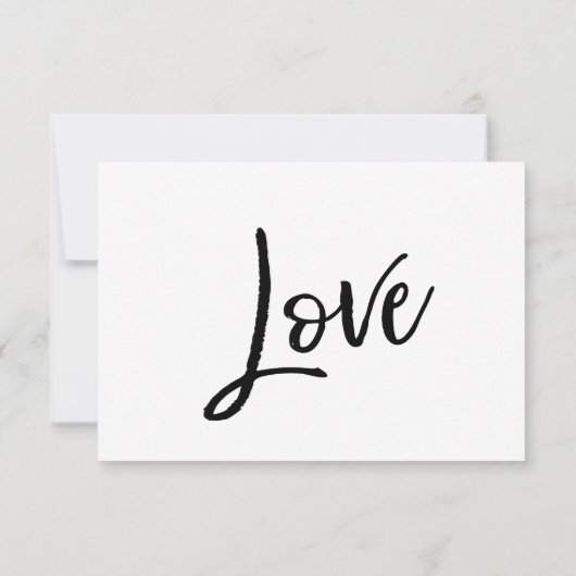 Mariage RSVP écriture Décontractée avec choix de m (Dos)