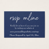 Mariage RSVP en ligne Insérer un script blanc & Ma (Devant)