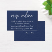 Mariage RSVP en ligne Insérer un script blanc & Ma (Bureau)