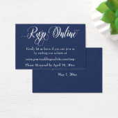 Mariage RSVP en ligne Insérer un script blanc & Ma (Bureau)