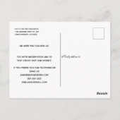 Mariage RSVP l invitation Black Gold All in One (Dos)