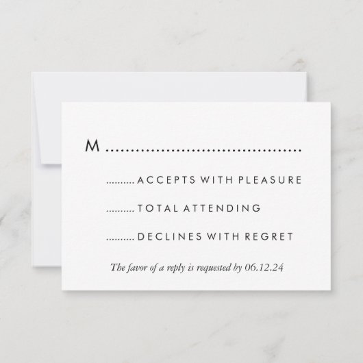 Mariage RSVP lumière turquoise moderne (Dos)