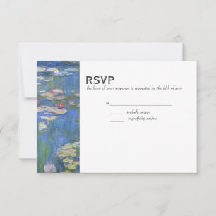 Mariage RSVP // Nénuphars Monet