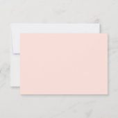 Mariage RSVP rose vif (Dos)