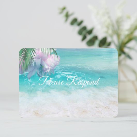 Mariage RSVP SPARKLING OCEAN WATERS (Debout devant)