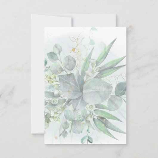 mariage RSVP vert (Dos)