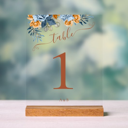 Mariage Rustique d'Automne Terracotta Bleu Eucalyp (Neutre)