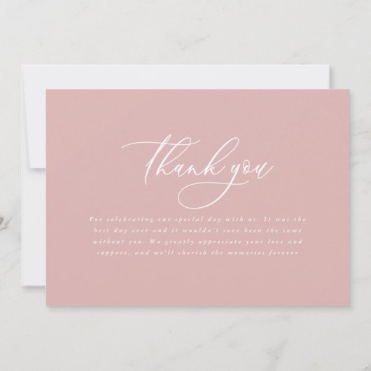 Mariage rustique élégant merci rust stag (Dos)