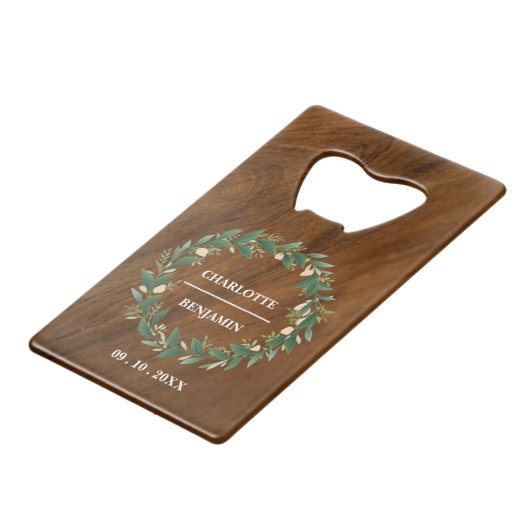 Mariage rustique en bois Faveur (Devant Angle)