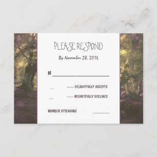 Mariage rustique en bois RSVP