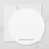 Mariage rustique Enregistrer la date Invitation Wo (Dos)