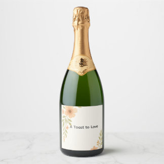 Mariage Rustique Fleur sauvage Étiquette de boutei