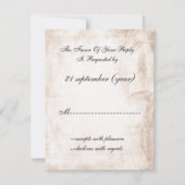 mariage rustique mason jar rsvp (Dos)