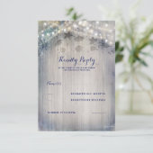 Mariage rustique Nautique RSVP (Debout devant)