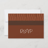 Mariage rustique orange RSVP (Devant)