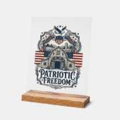 Mariage rustique patriotique dans une grange (Angle)