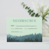 Mariage rustique RSVP dans les montagnes (Debout devant)