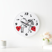 Mariage, Saint Valentin Grande horloge (Maison)