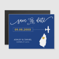 Mariage Sainte-Lucie Enregistrer la carte de date,