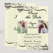 mariage save the date (Devant / Derrière)
