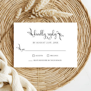 Mariage Scipt Élégant Merci De Rejouer Les Cartes 