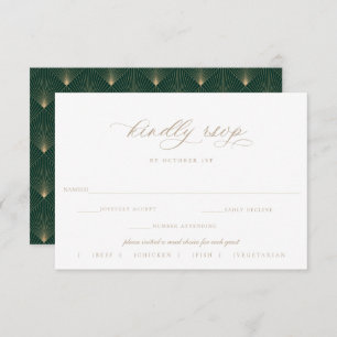 Mariage Script beige RSVP choix de repas