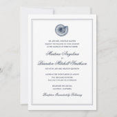 Mariage Sea Shell Beach | Invitation traditionnell (Devant)