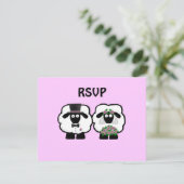 Mariage Sheep RSVP (Debout devant)
