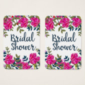 Mariage Shower Roses Vintage (Devant & derrière)