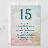 Mariage Sièges Numéro de table Liste d'invités Car (Devant)