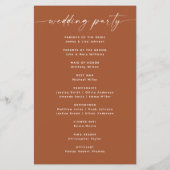 Mariage Sienne | Programme Brun Terracotta Chaud (Dos)