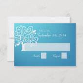 Mariage Silhouette RSVP (Devant)