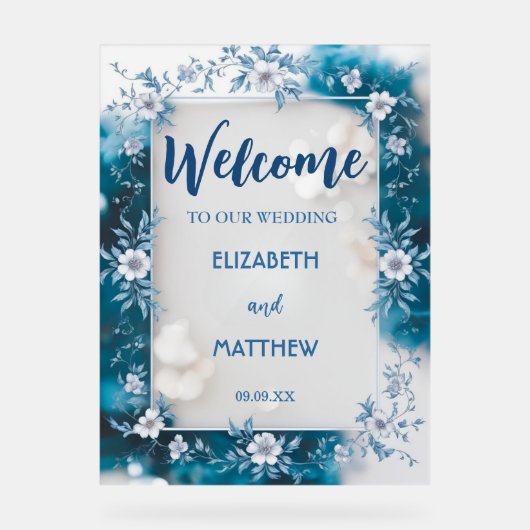 Mariage simple à base de bleus et de superposition (Recto)