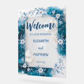 Mariage simple à base de bleus et de superposition (Angle)