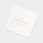 Mariage simple Date et nom de famille (Gauche)