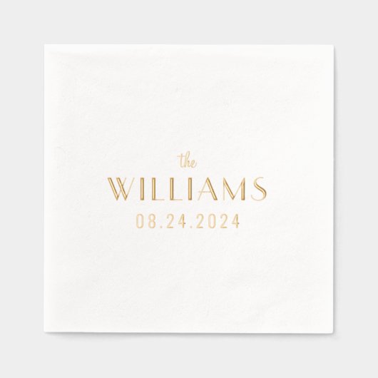 Mariage simple Date et nom de famille (Recto)