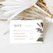 Mariage simple en terre cuite Botanique Rsvp