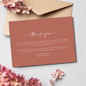 Mariage simple en terre cuite deux photos Merci