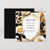 Mariage Simple Enregistrer La Carte Date (Devant / Derrière)