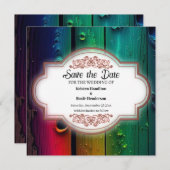 Mariage Simple Enregistrer La Carte Date (Devant / Derrière)